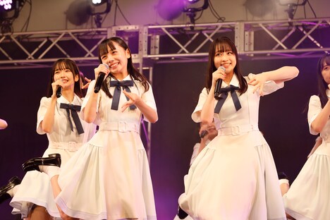 STU48「STU48全員集合！5thシングル発売記念 夏の歌合戦SP」の様子。(c)STU
