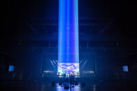 マカロニえんぴつ「マカロックONLINEワンマン～豊洲から愛を込めて～」の様子。（撮影：ヤオタケシ）