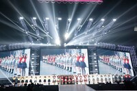 「LoveLive! Series 9th Anniversary ラブライブ！フェス」の様子。(c)フジテレビ