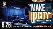 「go!go!vanillas special live “MAKE UP CITY” at Blue Note Tokyo」告知ビジュアル