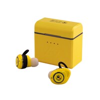 石野卓球×AVIOTコラボモデル「TE-D01d mk2-TQ」イヤホン本体とケース。