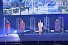 欅坂46小林由依、土生瑞穂、渡辺梨加、渡邉理佐「TGC」でイオンカードアピール