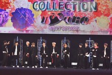 JO1のステージの様子。