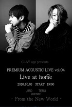 GLAY「GLAY app Presents PREMIUM ACOUSTIC LIVE vol.04」告知ビジュアル