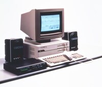 「ミュージくん」のパソコンとのセットアップイメージ。