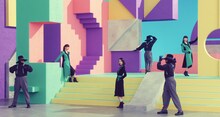 Perfume「Time Warp」ミュージックビデオより。