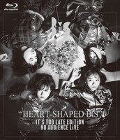 BiS「HEART-SHAPED BiS IT'S TOO LATE EDiTiON NO AUDiENCE LiVE」ジャケット