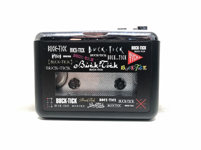 「BUCK-TICKポータブルカセットテーププレーヤー」外観