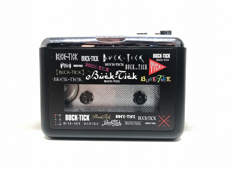 「BUCK-TICKポータブルカセットテーププレーヤー」外観