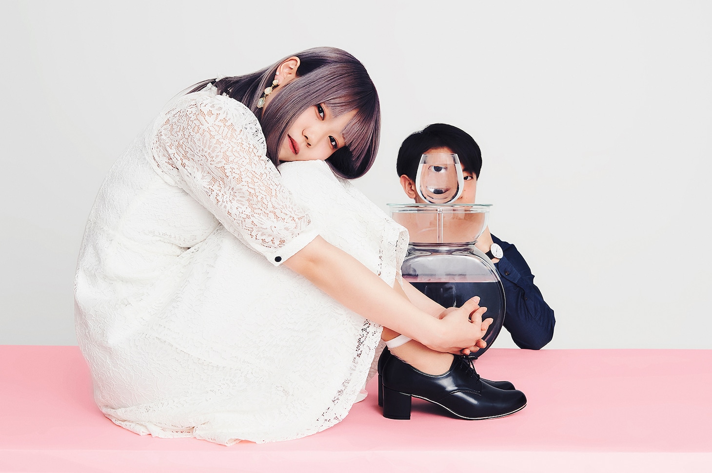 レトロな少女