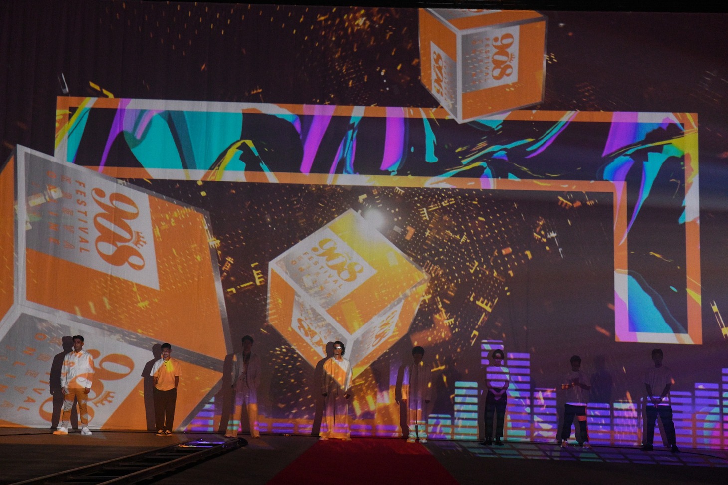 左からAKLO、ZORN、MIYAVI、KREVA、三浦大知、JQ（Nulbarich）、PUNPEE、tofubeats。（Photo by Teppei Kishida、Riei Nakagawara）