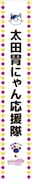 太田胃にゃん応援隊のたすき玉井詩織バージョン。(写真提供:太田胃散 PR事務局)