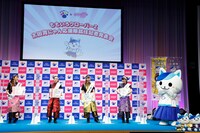 あいうえお作文を発表したももいろクローバーZ。（写真提供：太田胃散 PR事務局）