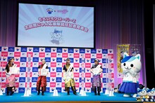 あいうえお作文を発表したももいろクローバーZ。（写真提供：太田胃散 PR事務局）