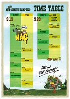 「New（Lifestyle）Acoustic Camp 2020～いつもより、ゆったり、のんびりの、あたらしいニューアコ。～」タイムテーブル