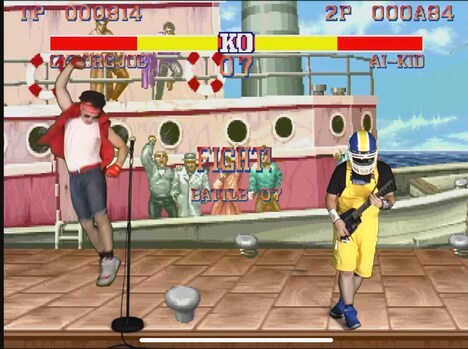 ザ・リーサルウェポンズ「しんの　ワンマン　へのみちは　まだ　とおい・・・　はいしん　あるのみ！！」場面写真