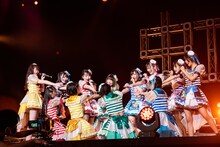 虹のコンキスタドール「無観客"Summer"ワンマンLIVE The Beginning of 12Stories」の様子。