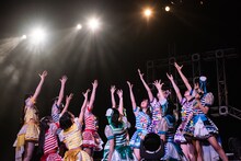 虹のコンキスタドール「無観客"Summer"ワンマンLIVE The Beginning of 12Stories」の様子。