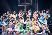 虹のコンキスタドール「無観客"Summer"ワンマンLIVE The Beginning of 12Stories」の様子。