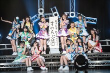 虹のコンキスタドール「無観客"Summer"ワンマンLIVE The Beginning of 12Stories」の様子。