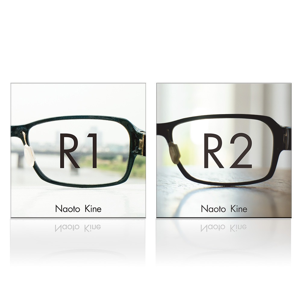 左から木根尚登「R1」、「R2」ジャケット。