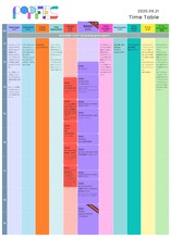 「"P.O.P" Festival（Perfume Online Present Festival）」タイムテーブル
