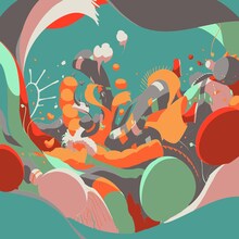 神山羊「Laundry」配信ジャケット