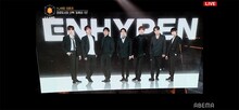 ENHYPENとしてデビューする7名。 (c)AbemaTV,Inc.