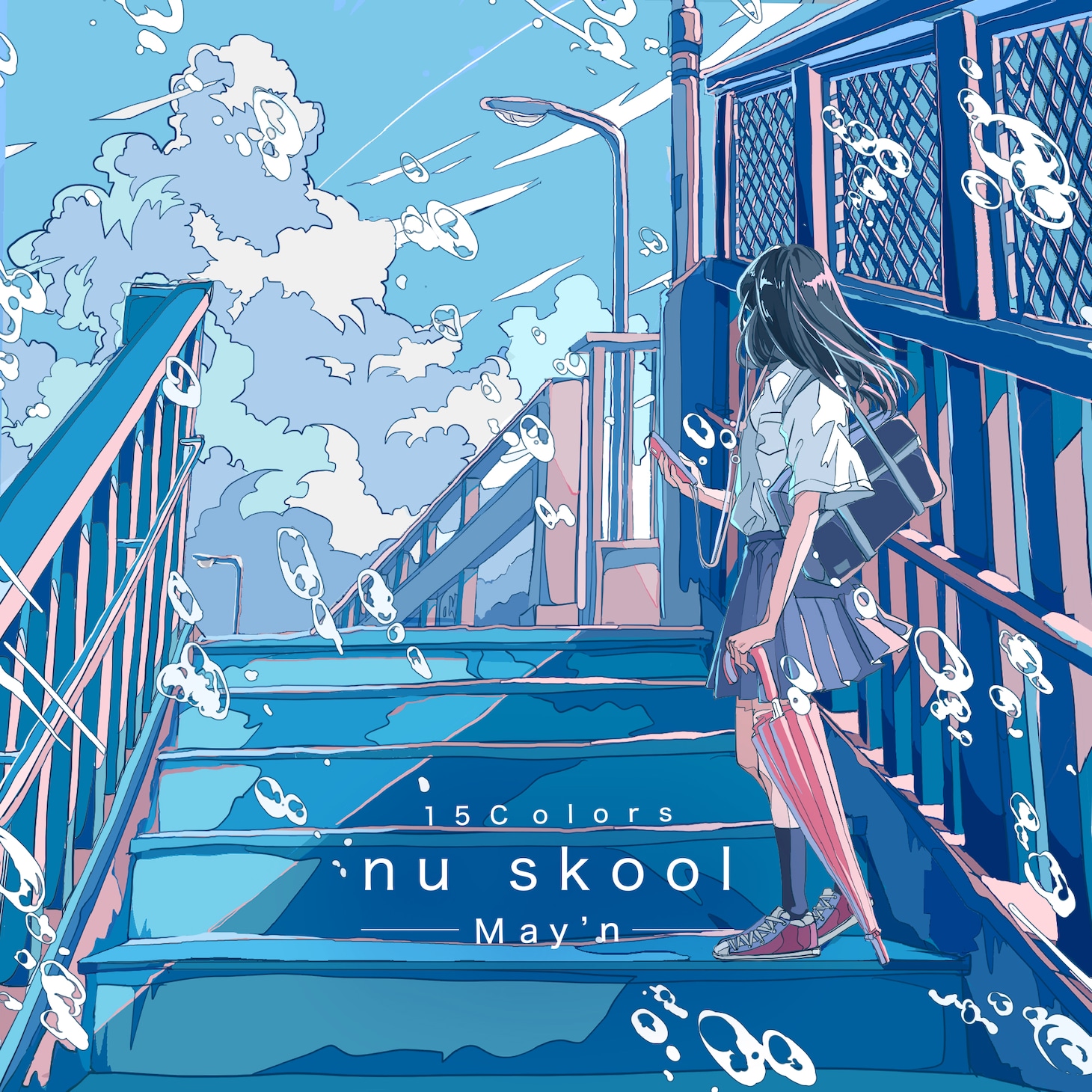 May'n「15Colors -nu skool-」配信ジャケット