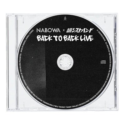 NABOWA×韻シストBAND 「BACK TO BACK LIVE」パッケージ