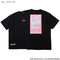 ラム＆レム ビッグシルエットTee（ラム / 黒）