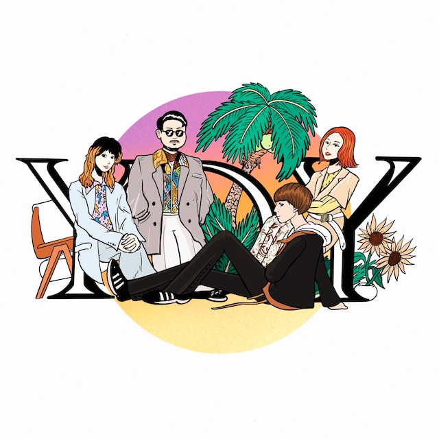 ゲスの極み乙女。「YDY」配信ジャケット