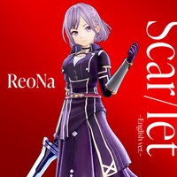 ReoNa「Scar/let -English ver-」配信ジャケット