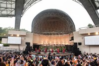 私立恵比寿中学「エビ中 秋麗と轡虫と音楽のこだま 題して『ちゅうおん』2020」の様子。