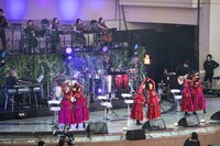 私立恵比寿中学「エビ中 秋麗と轡虫と音楽のこだま 題して『ちゅうおん』2020」の様子。