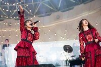 私立恵比寿中学「エビ中 秋麗と轡虫と音楽のこだま 題して『ちゅうおん』2020」の様子。