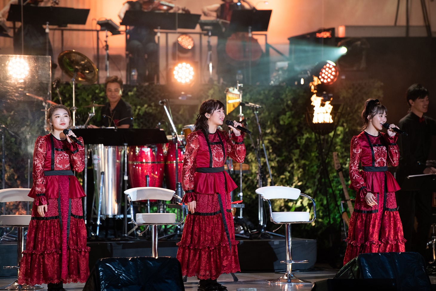 私立恵比寿中学「エビ中 秋麗と轡虫と音楽のこだま 題して『ちゅうおん』2020」9月19日第2部公演の様子。