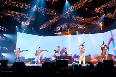DOBERMAN INFINITY「LIVE×ONLINE IMAGINATION」の様子。（写真提供：LDH JAPAN）
