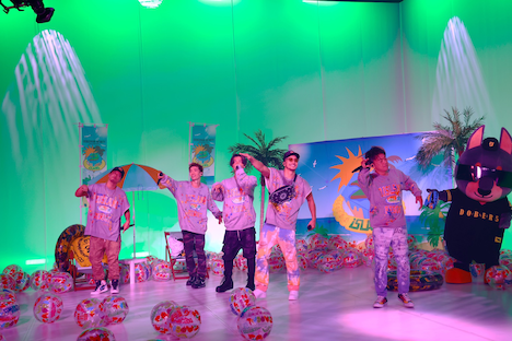 DOBERMAN INFINITY「LIVE×ONLINE IMAGINATION」の様子。（写真提供：LDH JAPAN）