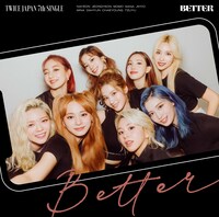 TWICE「BETTER」ONCE JAPAN限定盤ジャケット