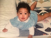 生後7カ月の頃のRIKU（THE RAMPAGE from EXILE TRIBE）。