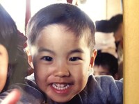 3歳の頃のRIKU（THE RAMPAGE from EXILE TRIBE）。