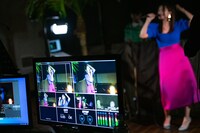 配信中の様子。