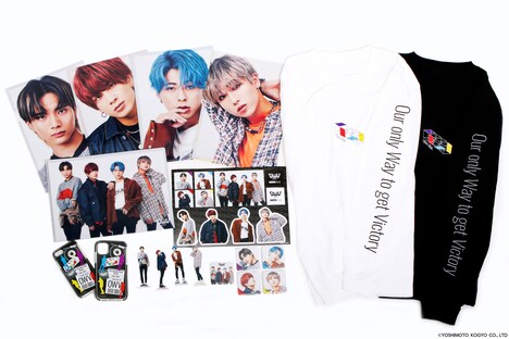 「OWV×ナタリー デビューシングル『UBA UBA』発売記念コラボレーション“First Impact”」オリジナルグッズ