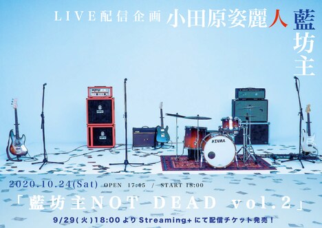 藍坊主「藍坊主 NOT DEAD vol.2」告知用ビジュアル