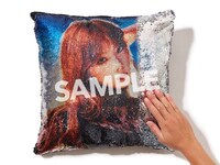 スパンコールクッション