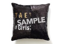 スパンコールクッション