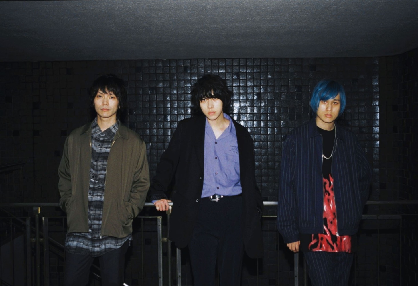 PELICAN FANCLUB。中央がエンドウアンリ（Vo, G）。
