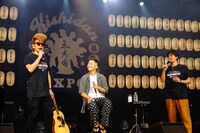 左から綾小路翔（氣志團）、瑛人、森山直太朗。（撮影：上山陽介）