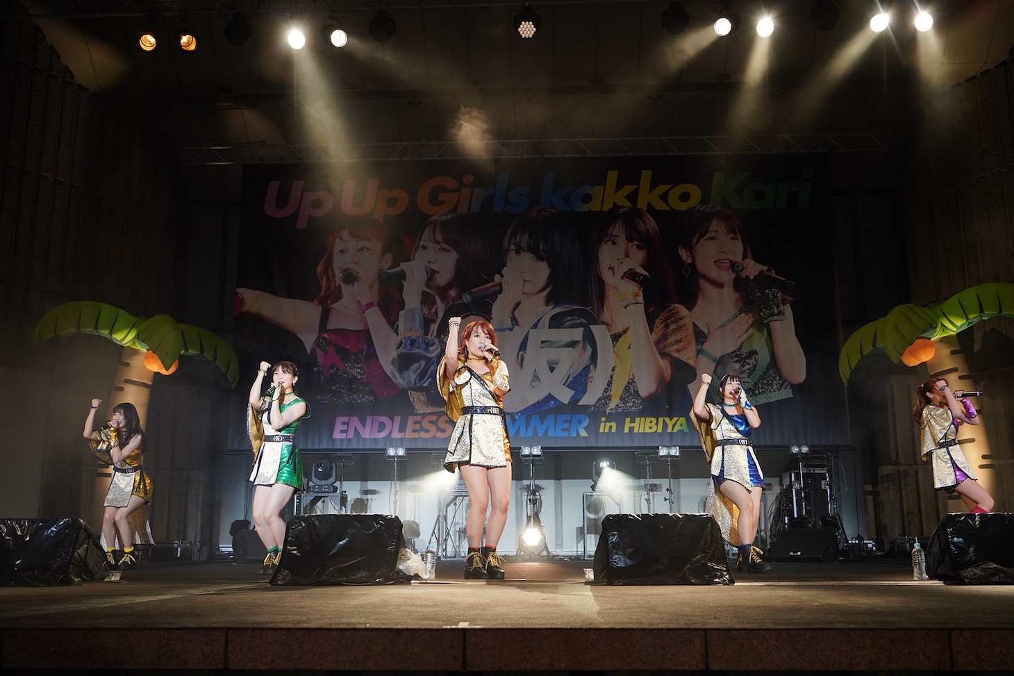 「アップアップガールズ（仮）ENDLESS SUMMER」の様子。